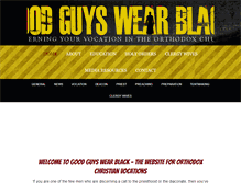 Tablet Screenshot of goodguyswearblack.org